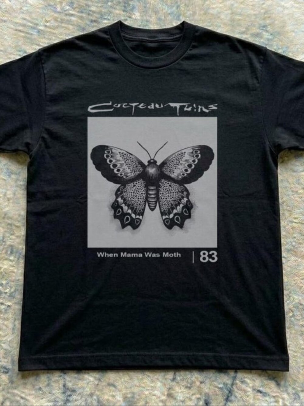 Cocteau Twins Butterfly T-Shirt 90s Alt Rock Tee